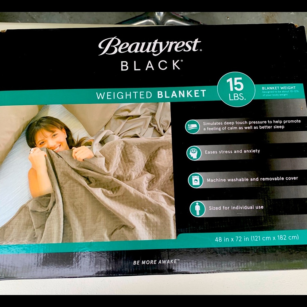 Beautyrest black weighted blanket
